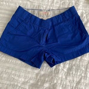 J. Crew Chino Short Blue Summer , Size 0, Like new